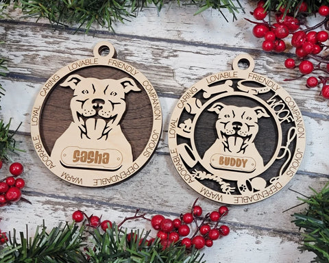 Pit Bull - The Adorable Dog Ornaments - Gift for Dog Lovers