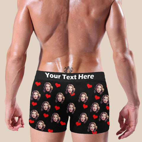 Peronalized Underwear with Picture - Gift for Boyfriend/Husband