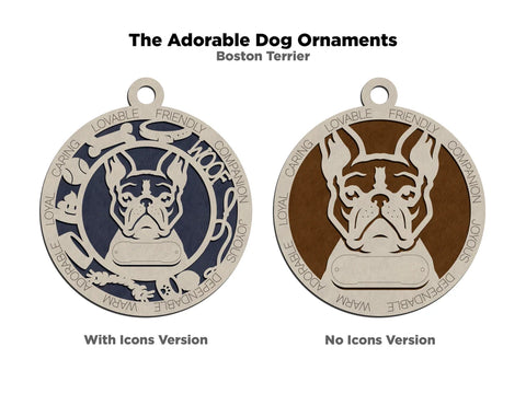 Boston Terrier - The Adorable Dog Ornaments - Gift for Dog Lovers