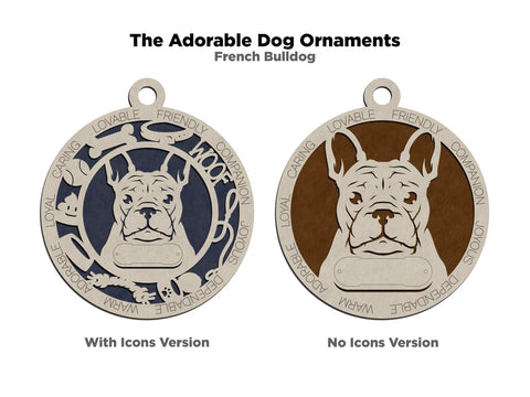 French Bulldog - The Adorable Dog Ornaments - Gift for Dog Lovers