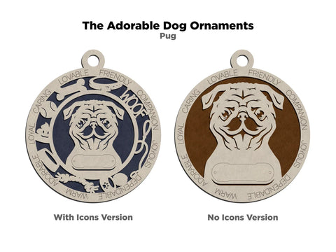 Pug - The Adorable Dog Ornaments - Gift for Dog Lovers