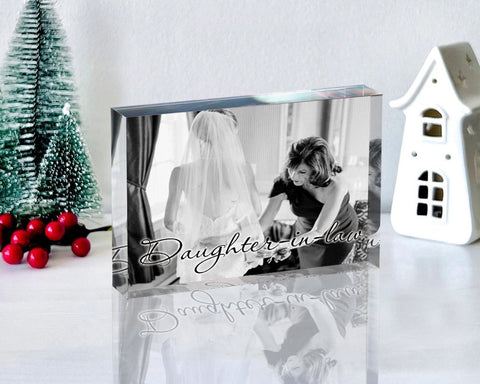 Personalized Photo Block Acrylic Plaque for Mother-in-law - Mother Day Gifts