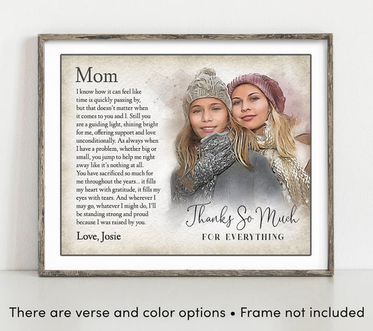 Personalized Gifts For Mom, Mothers Day Poem Poster