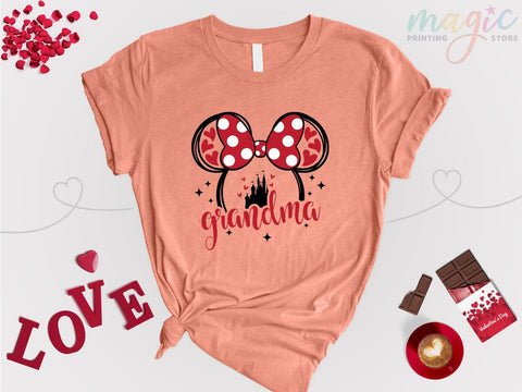 Minnie Mama Women's Shirt, Disney Mom Shirt - Baseball Mama Shirt