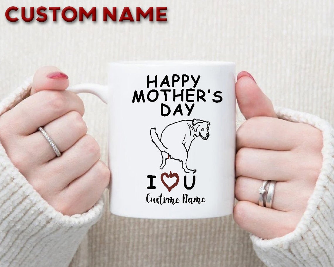 Personalized Dog Mom Mug - Mother's Day Gifts