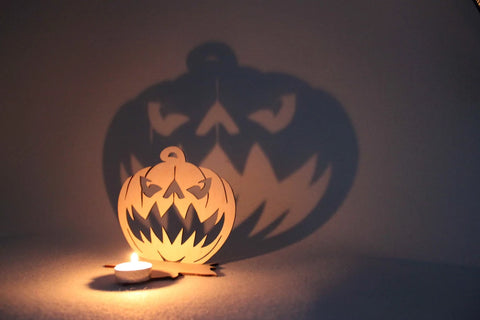 Pumpkin Candle Holder - Halloween Gift