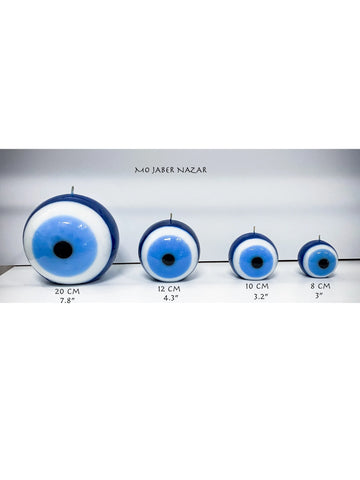 Blue Evil Eye Candles - Halloween Party Decorations