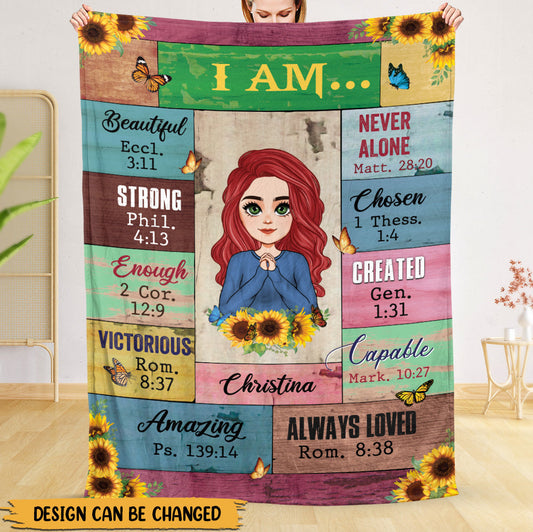 I Am Always Loved - Personalized Blanket - Best Gift For Daughter, Granddaughter