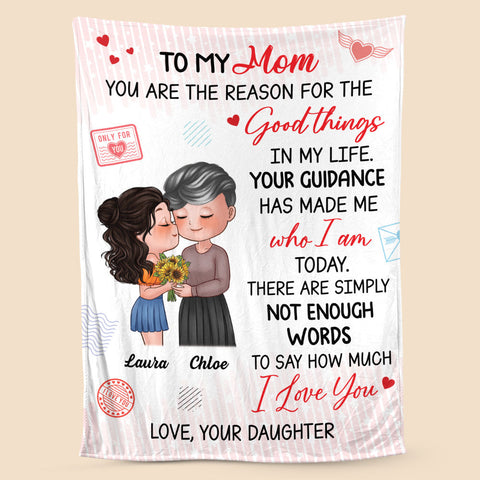 You Are The Reason - Personalized Blanket - Best Gift For Mom, For Birthday