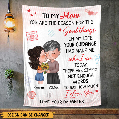 You Are The Reason - Personalized Blanket - Best Gift For Mom, For Birthday