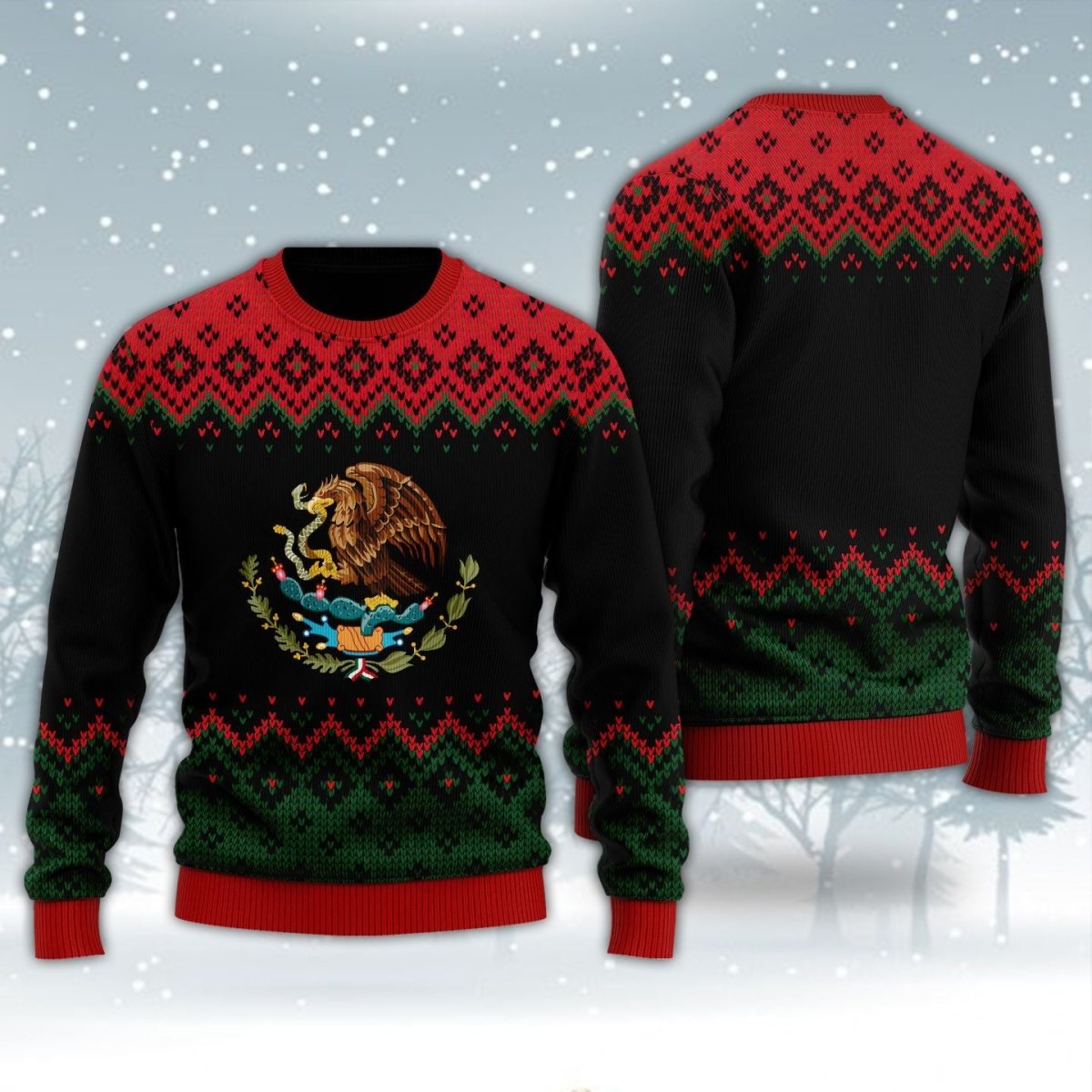 Mexican Christmas Black Ugly Sweater - TG1021HN