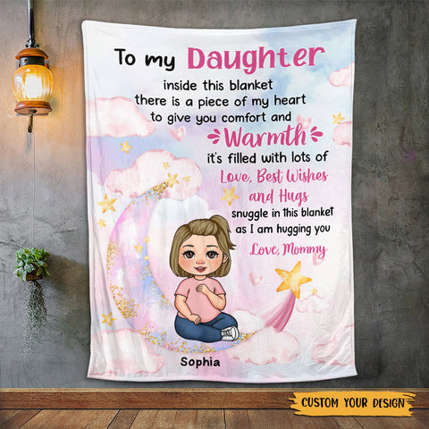 To My Daughter/Granddaughter For Kid - Personalized Blanket - Best Gift For Family