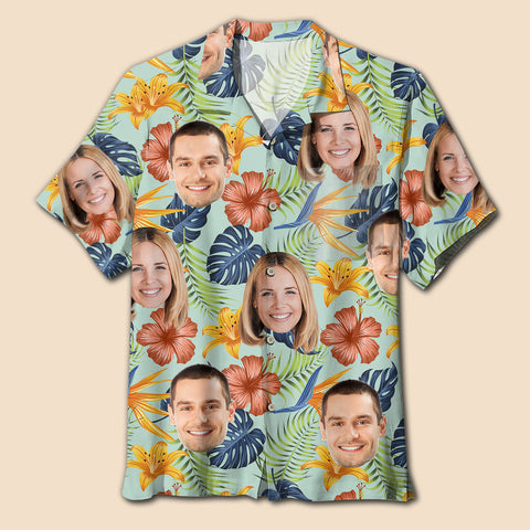 Face Collage - Personalized Hawaiian Shirt - Best Gift For Summer
