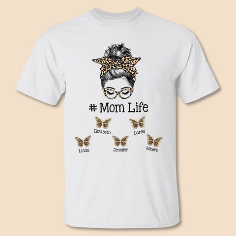 Momlife/ Grandmalife With Kids - Personalized T-Shirt/ Hoodie - Best Gift For Mother, Grandma