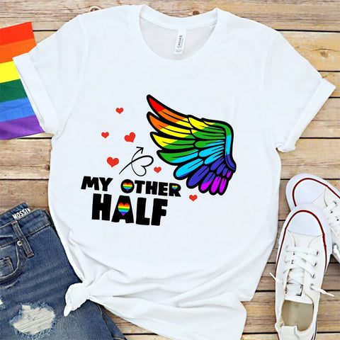 My Other Half Wing LGBT T-Shirt - TG0622HN