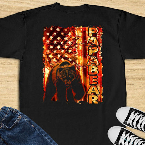 Papa Bear T-Shirt/ Hoodie - Best Gift For Father
