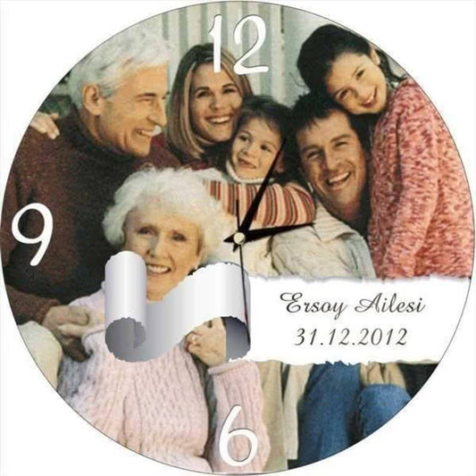 Personalized Family Wall Clock