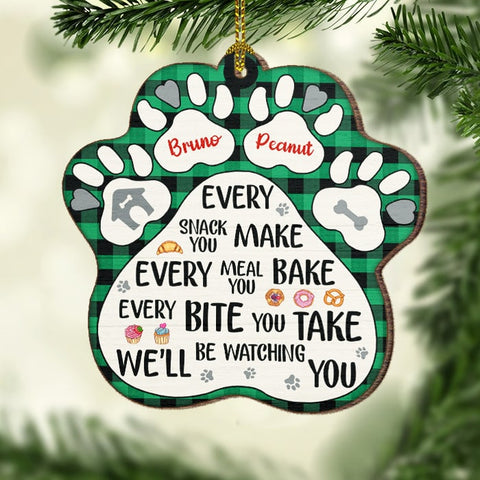 We'll Be Watching You - Personalized Shaped Ornament