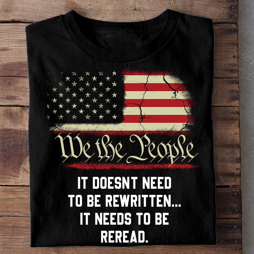 Reread We The People T-Shirt - TG0622QA