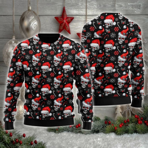 Skull Santa Ugly Sweater - TG1021DT