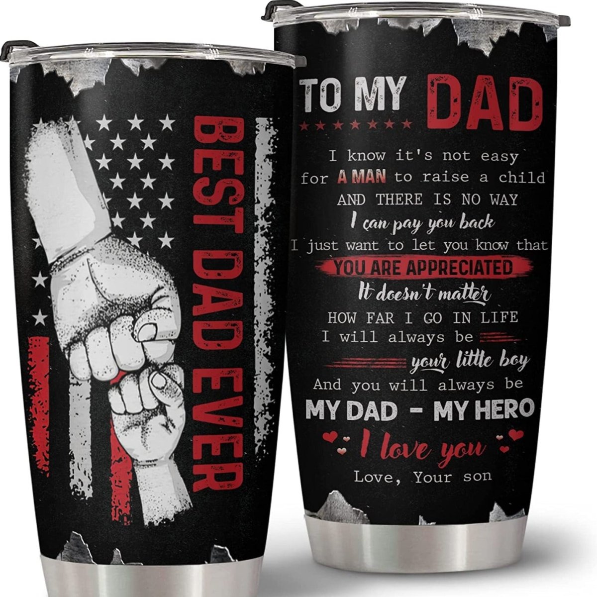 To My Dad Tumbler - Best Gift For Father