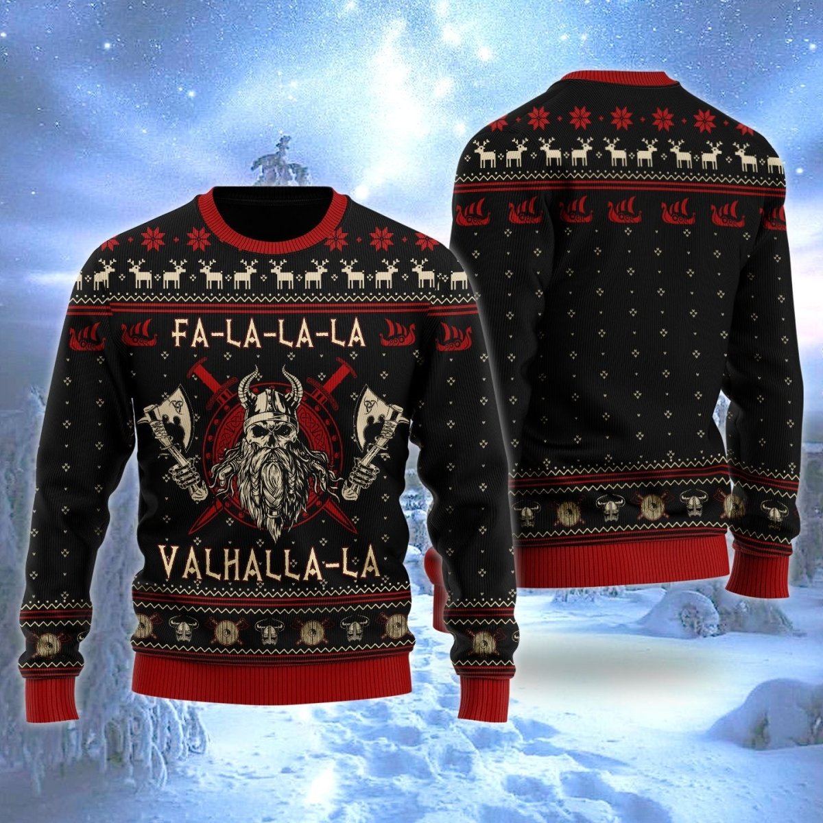 Viking Fa La La Christmas Ugly Sweater - TG0921HN