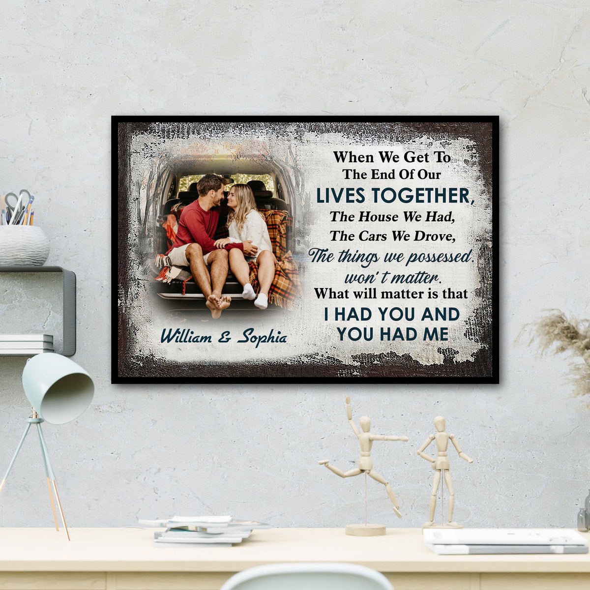 When We Get To The End Of Our Lives Together - Personalized Poster & Canvas - Gift For Couple