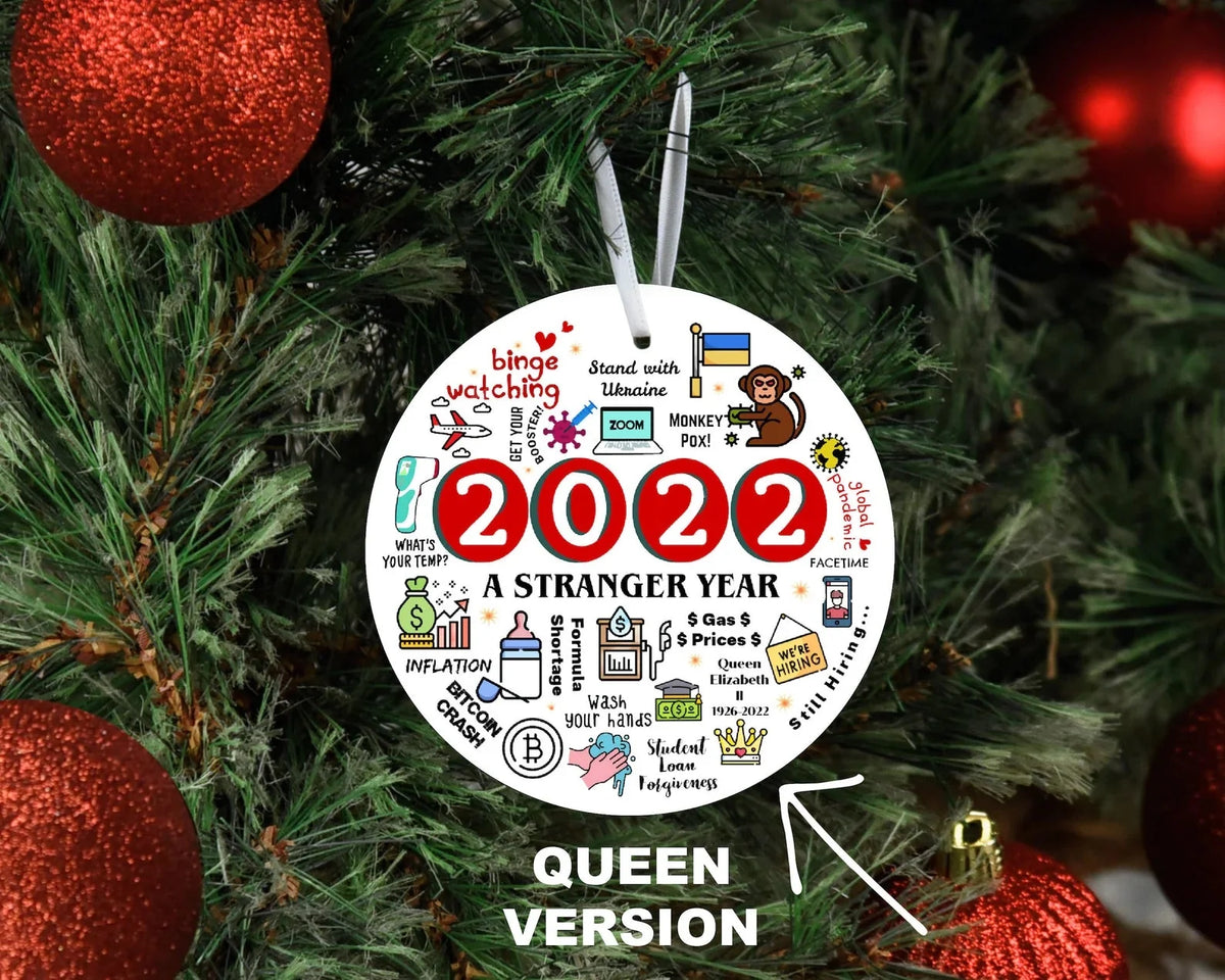 Year in Review Christmas 2022 Ornament, 2022 Commemorative Bauble - CTN1122