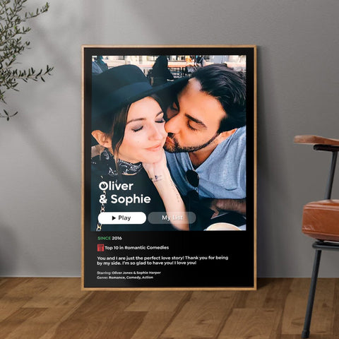Your Love Story As A Movie Poster - Photo Poster & Canvas