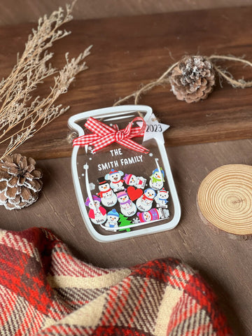 Personalized Gingerbread Ornament Christmas 4, Cookie Family Names | Gingerbread